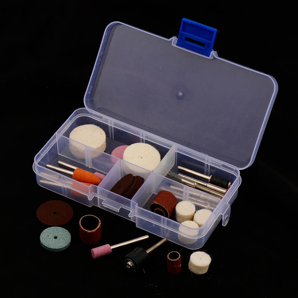 37pcs Rotary Tool Accessory Bit Set With Case for Grinding Tool Accessories