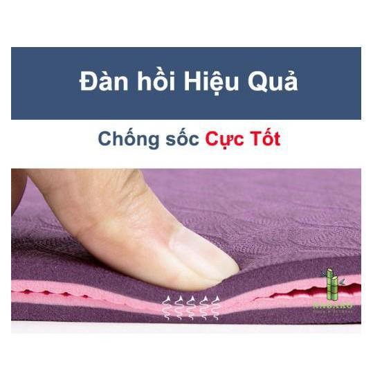 THẢM YOGA - THẢM ĐỊNH TUYẾN TPE 2 LỚP