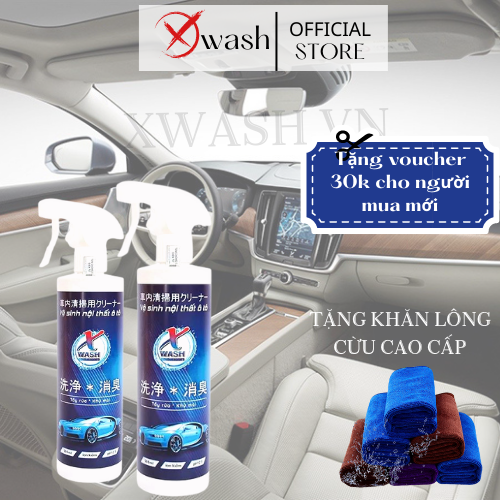 Xwash For Car - Vệ sinh không hóa chất - Bảo vệ nội thất ô tô - Không gây mùi độc hại