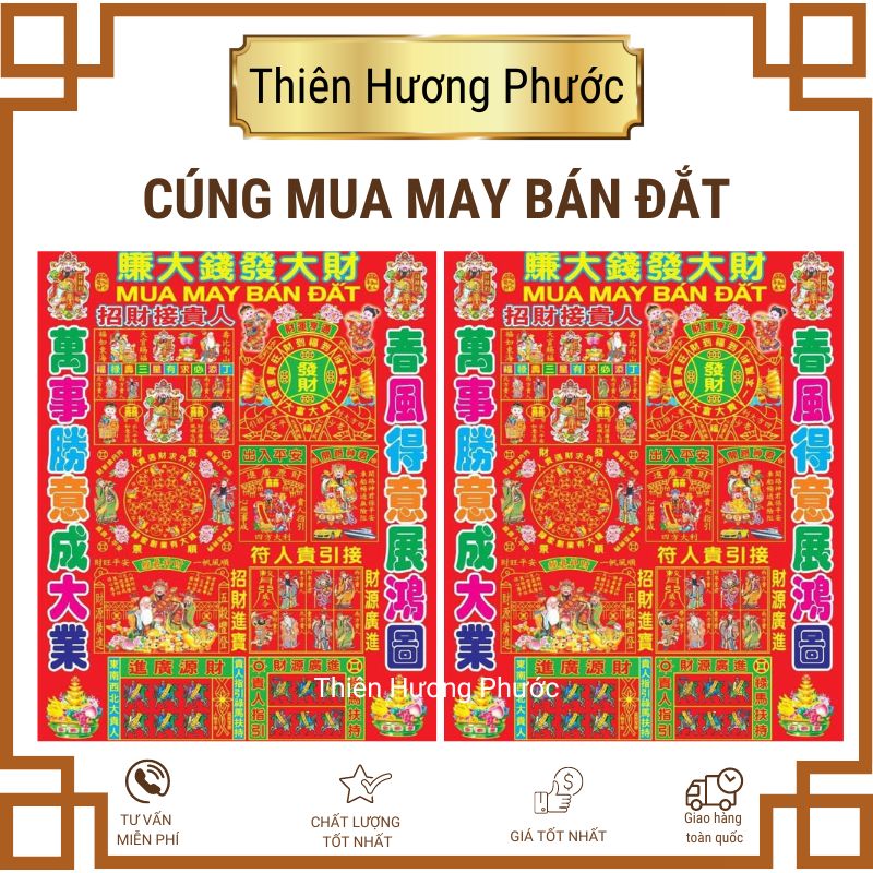 Giấy cúng mua may bán đắt cao cấp