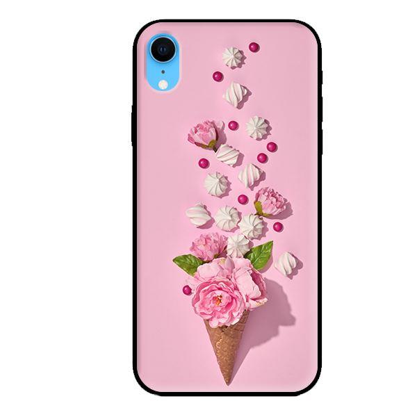 Ốp lưng cho iPhone XR  Kem Hoa Hồng - Hàng chính hãng