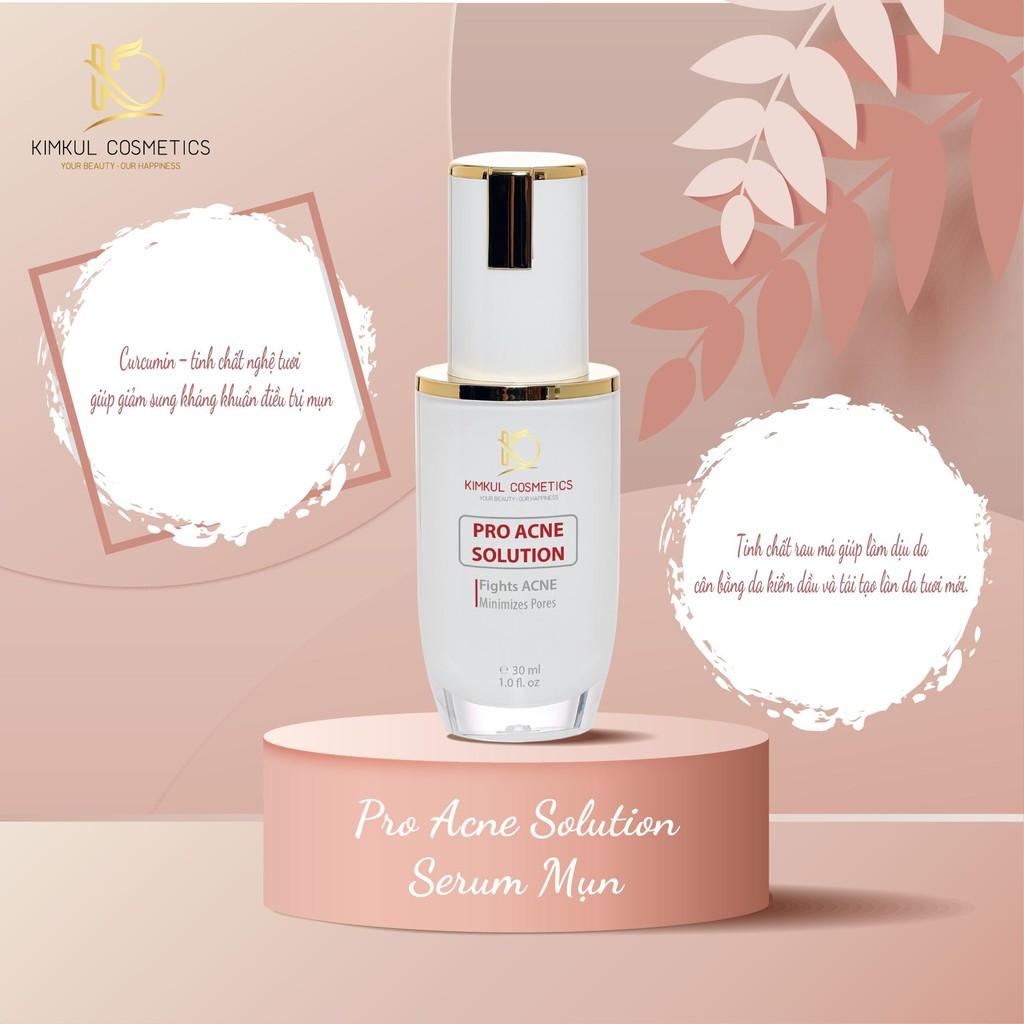 Serum ngừa mụn thâm sẹo rỗ KimKul Pro Acne Solution 30ML