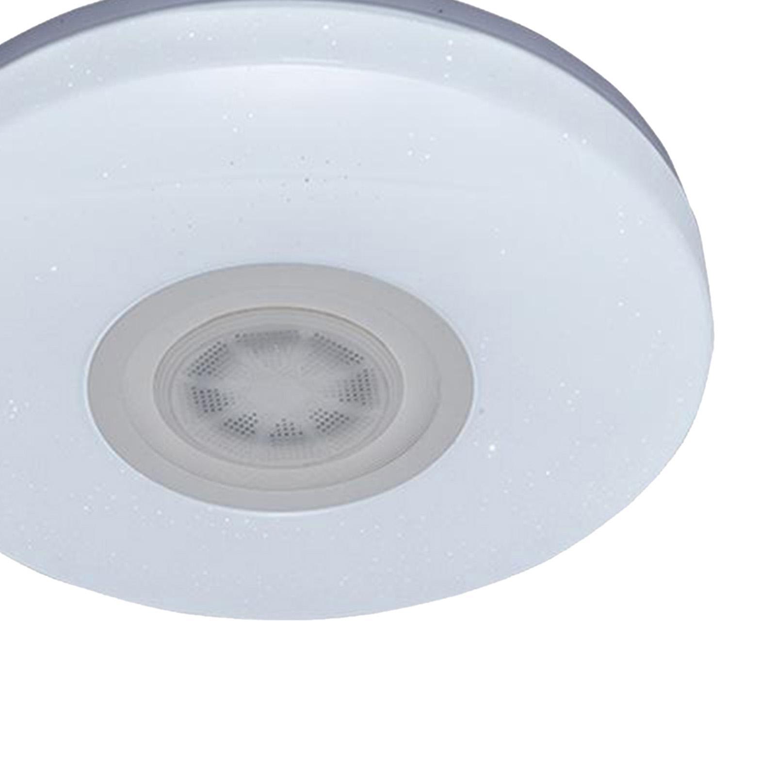 Home Modern LED Music Ceiling Light Bluetooth Speaker Smart APP Remote Control
