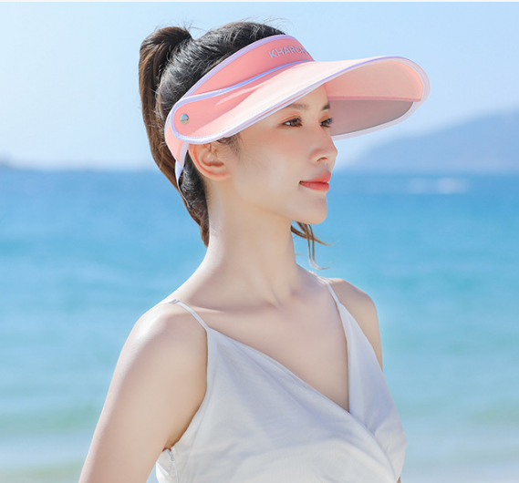 Mũ nữ nửa đầu chống nắng chống tia cực tím cao cấp vành điều chỉnh 360 độ, nón rộng vành nữ