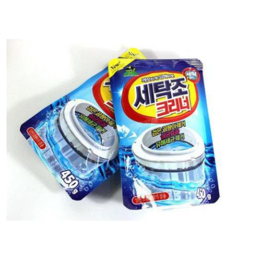 Bịch 450gr bột tẩy lồng máy giặt, bột vệ sinh lồng máy giặt Hàn Quốc siêu sạch GD714-BotLG450