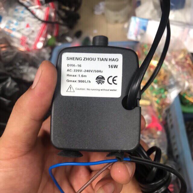 BƠM 16W-bơm quạt điều hòa, quạt hơi nước, bể cá lớn