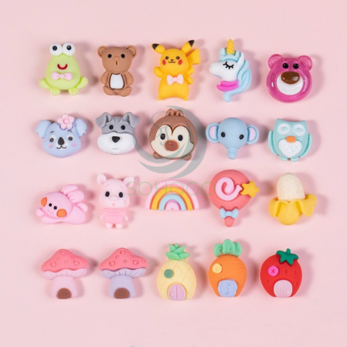 Bộ 8 Sticker 3D nhân mã hoạt hình cute, nhãn dán cho ốp lưng điện thoại, bình nước, nón bảo hiểm, giày dép…Giao mẫu ngẫu nhiên