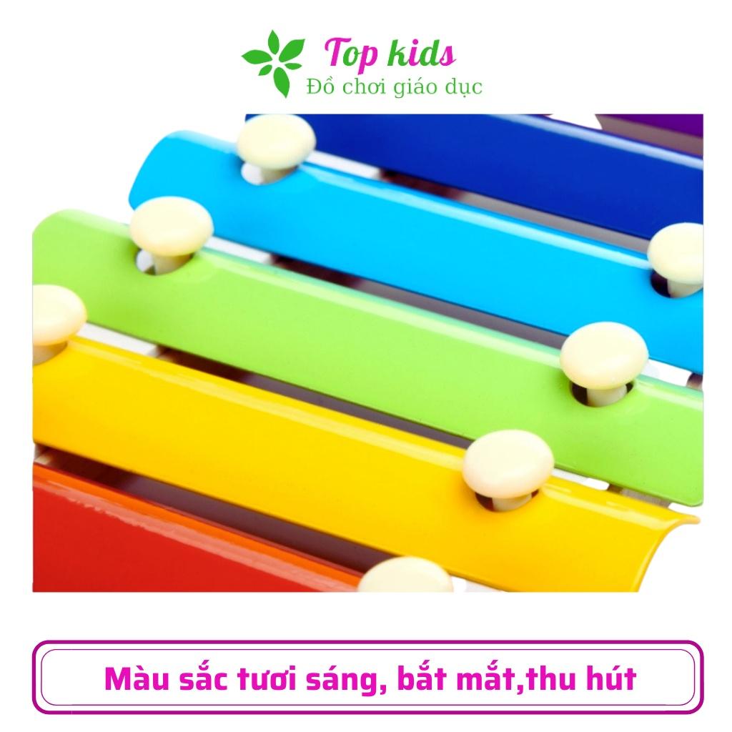 Đồ chơi gỗ thông minh montessori đồ chơi sáng tạo đàn gỗ 8 quãng Xylophone cho bé trai bé gái 1 2 3 4 5 6 tuổi