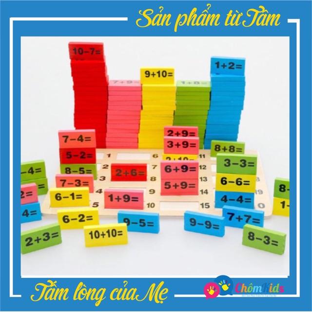 Bộ domio học toán cho bé