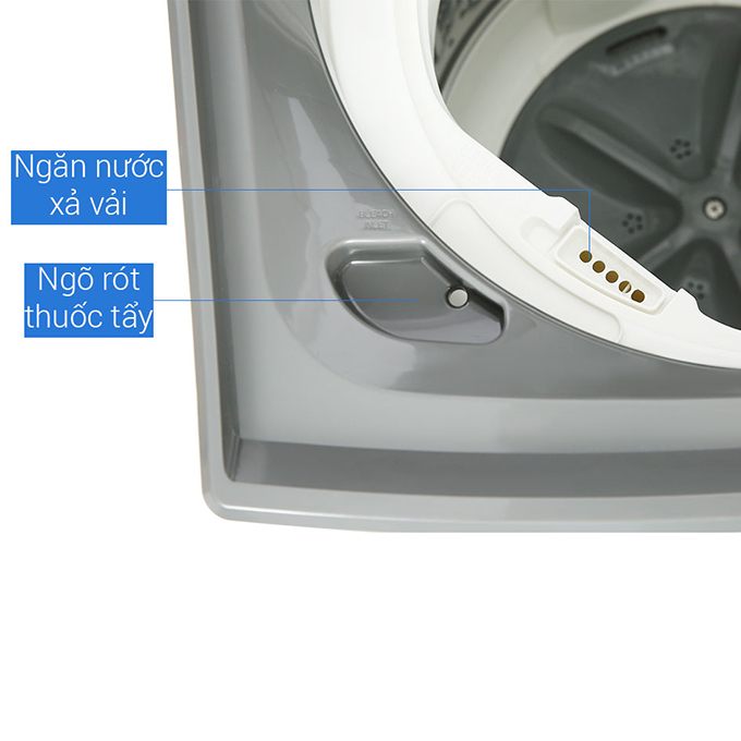 Máy giặt Aqua 8 KG AQW-KS80GT(S) - Chỉ giao tại HCM