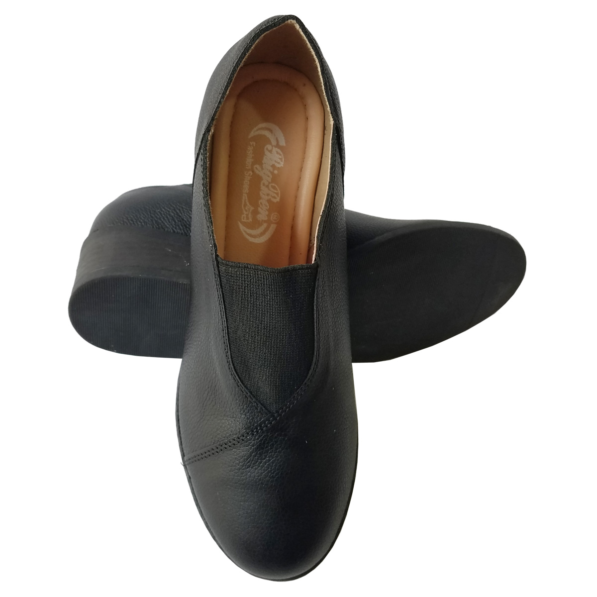 Giày Cao Gót Nữ Da Bò Thật BIGGBEN Cao 4 Phân GCG21