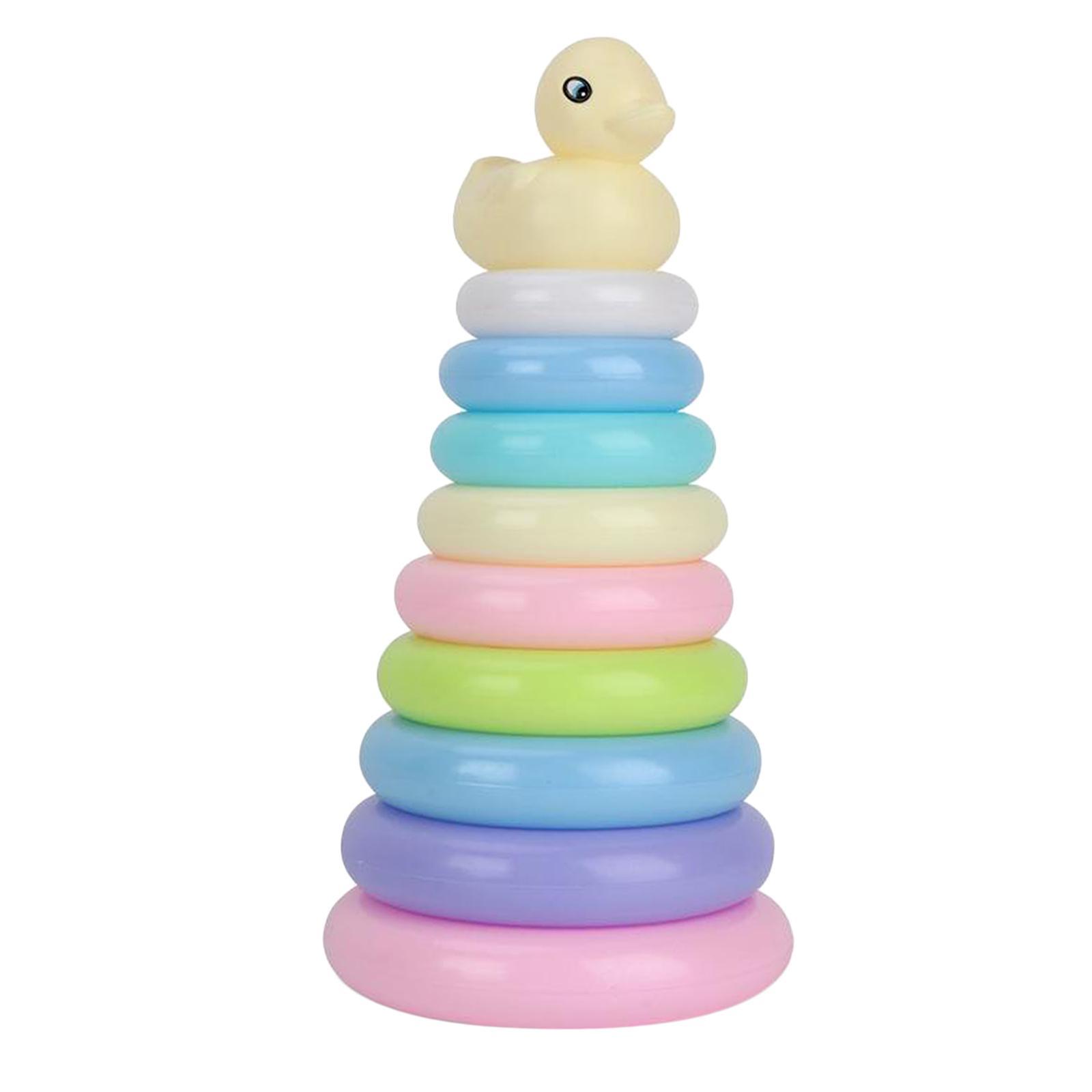 Kids Baby Toy Stacking Rings Educational Toys Stack Up Gift