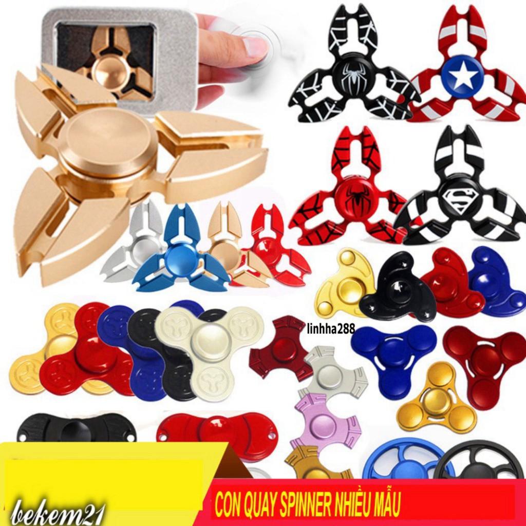 Con quay Spinner 5 cánh bi nhiều màu