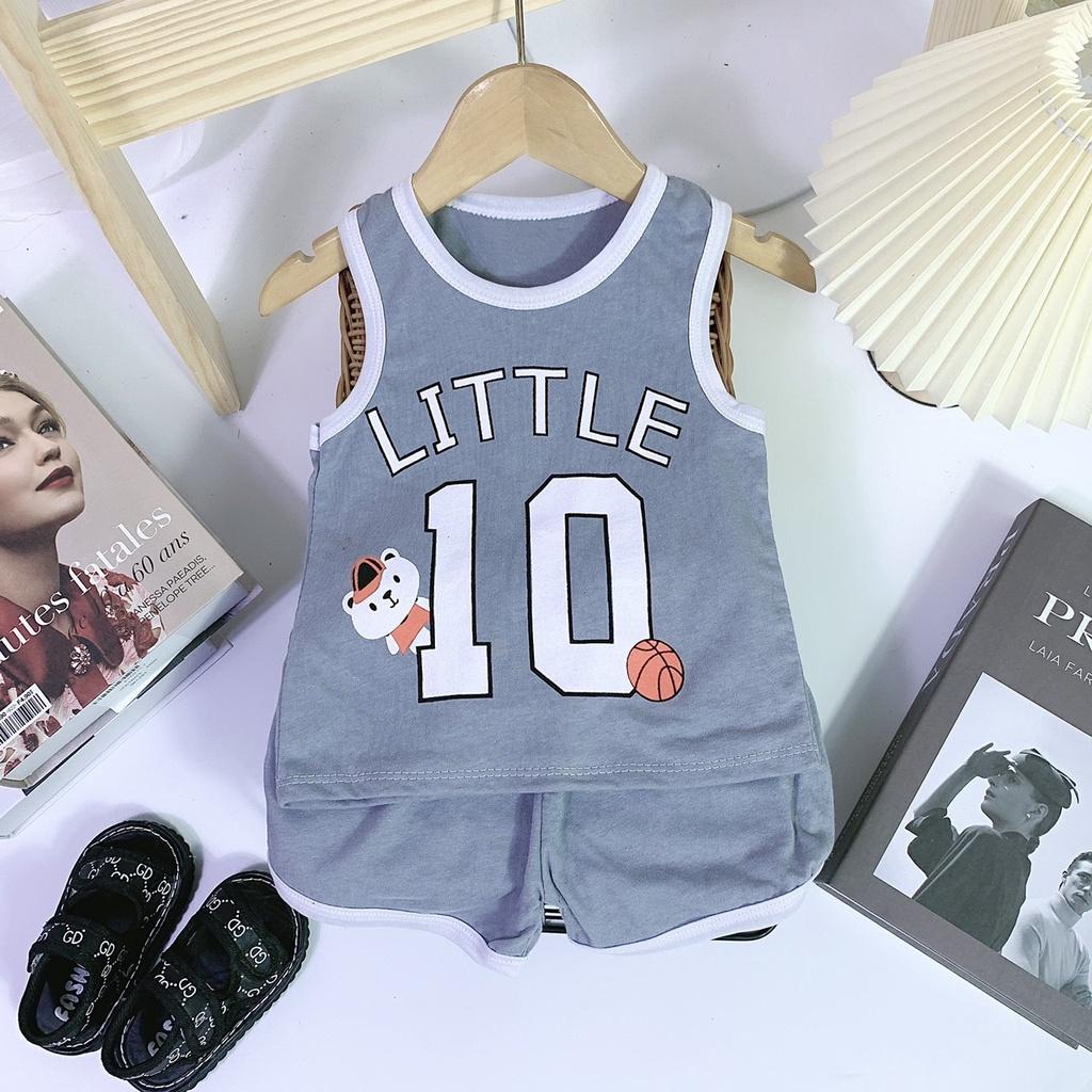 Quần Áo Bé Trai, Đồ Bé Trai - Ba Lỗ Sát Nách Thể Thao Cotton Thông Hơi Phản Quang