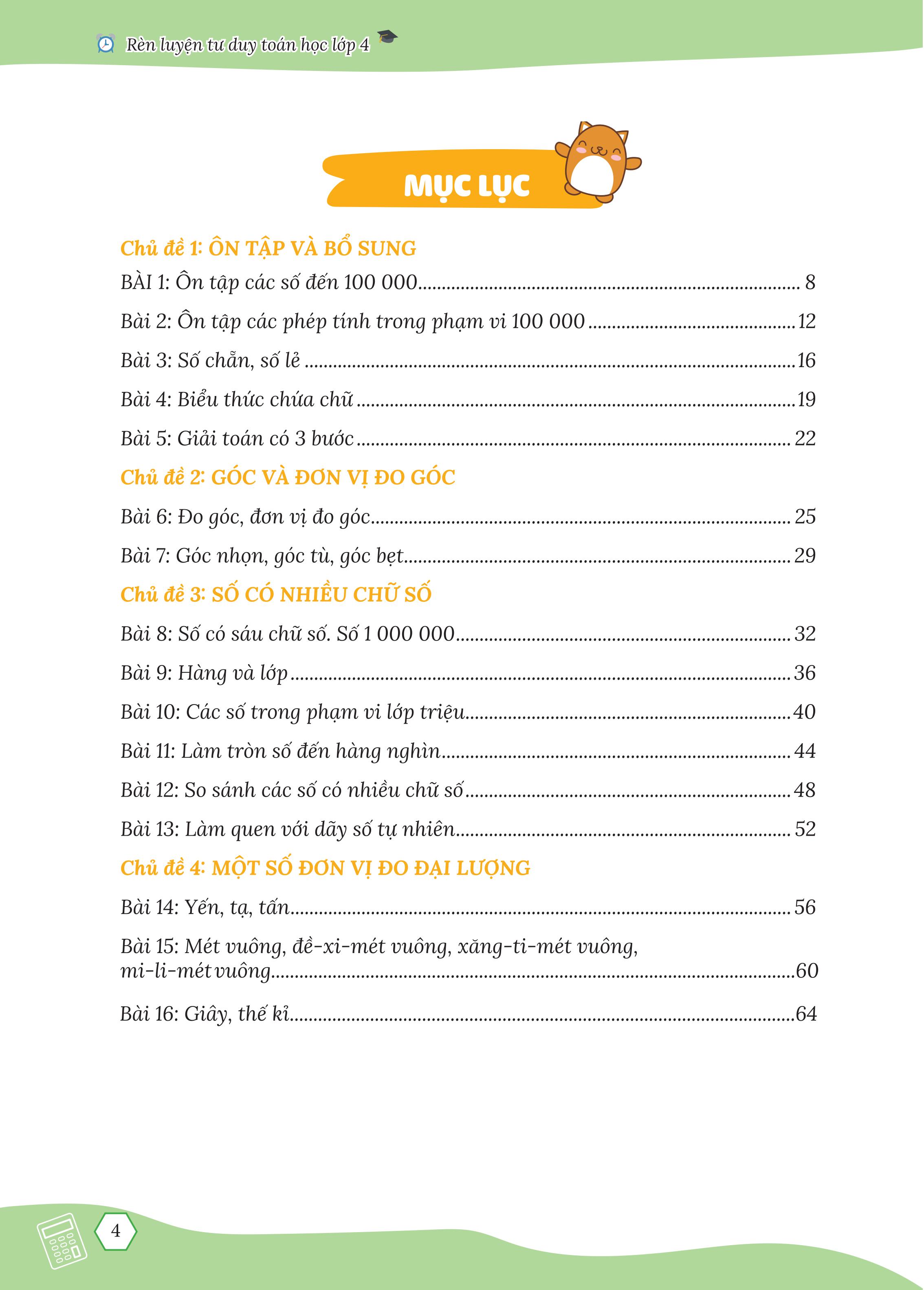 Sách - Rèn Luyện Tư Duy Toán Học Lớp 4 - Khám Phá Những Phương Pháp Học Hiệu Quả Cho Trẻ