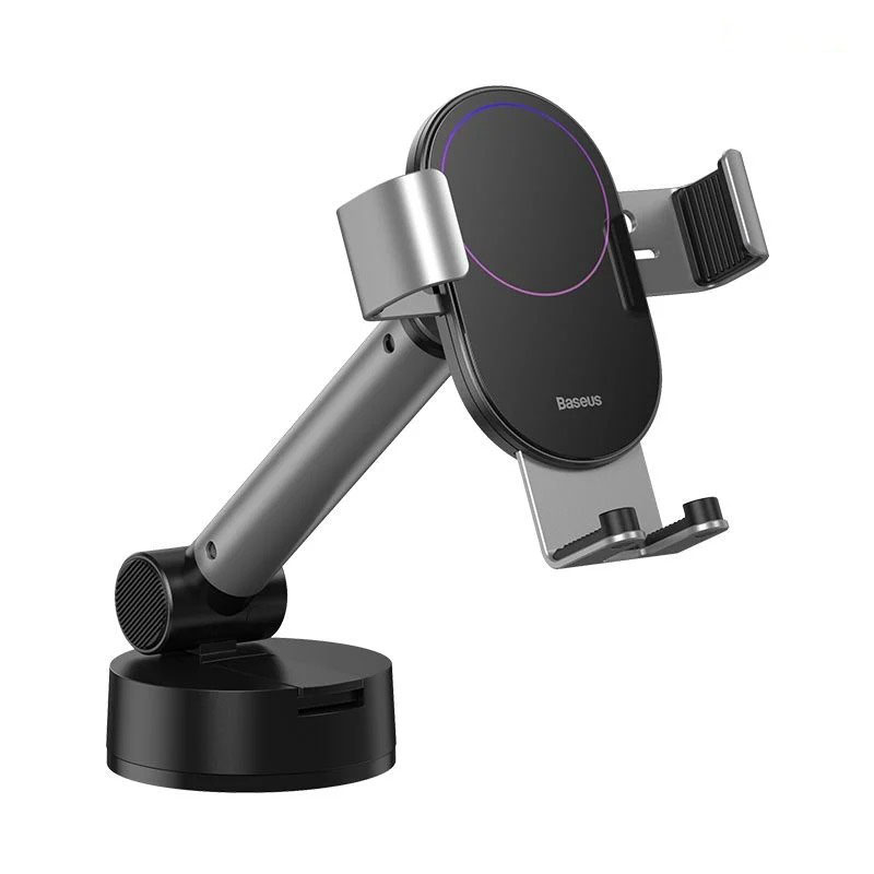 Bộ giá treo điện thoại dùng gắn kính hoặc táp lô trên xe hơi Baseus Simplism Gravity (Car Mount/ Holder with Suction Base)-HÀNG CHÍNH HÃNG