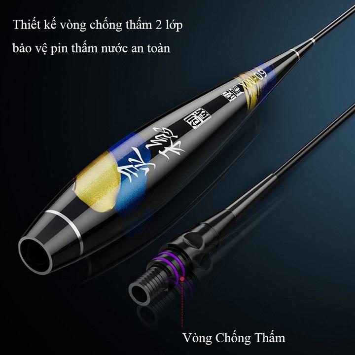 Phao Câu Đài Đêm Phao Câu Cá Nano Tăm Cứng Cao Cấp Tặng Kèm Pin PC23