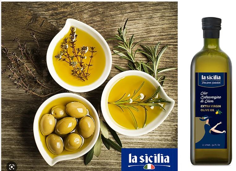 Dầu Oliu nguyên chất Olive Extra Virgin La Sicilia 1 lít