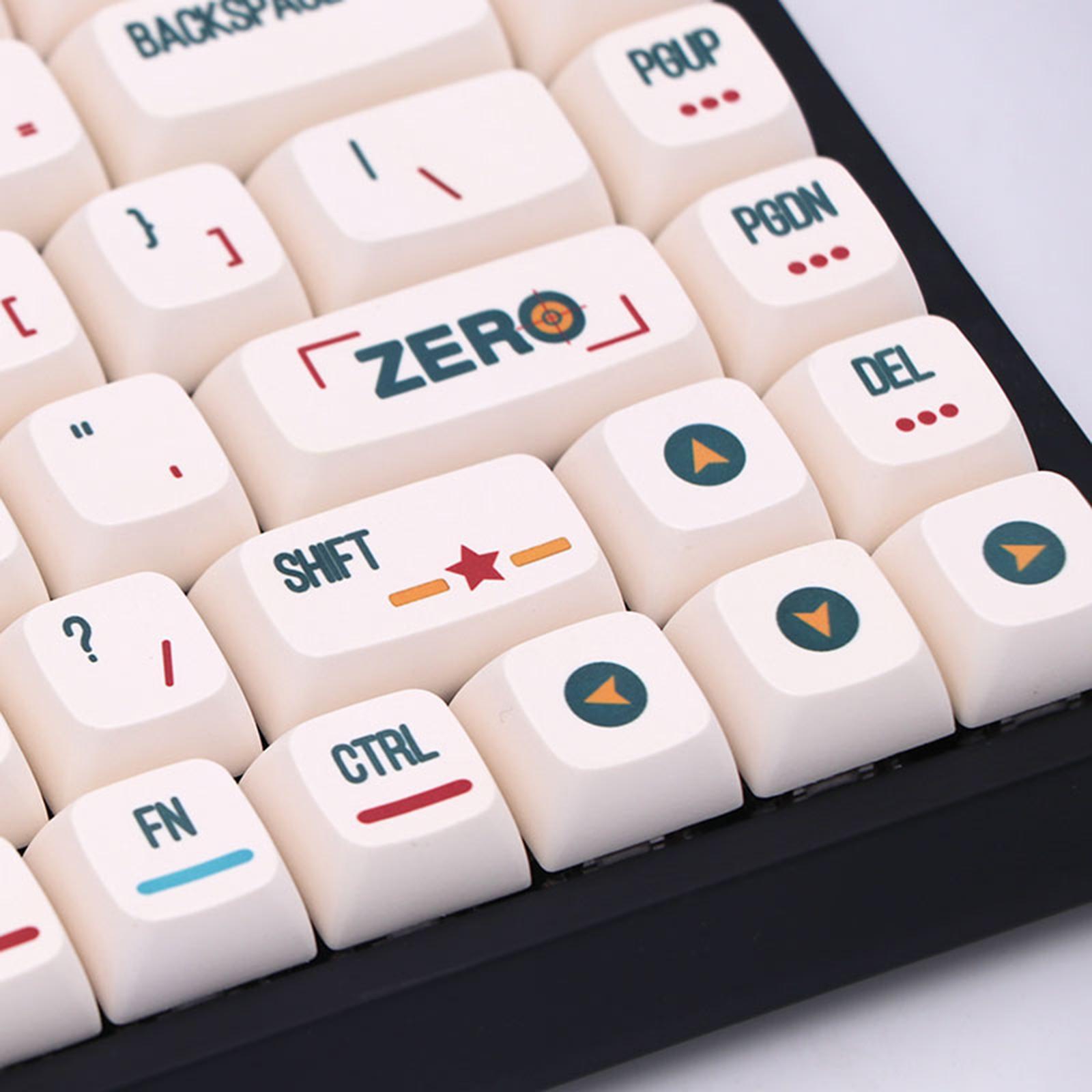 148 Keys Gaming Mechanical Keyboard Keycaps DIY Waterproof Office