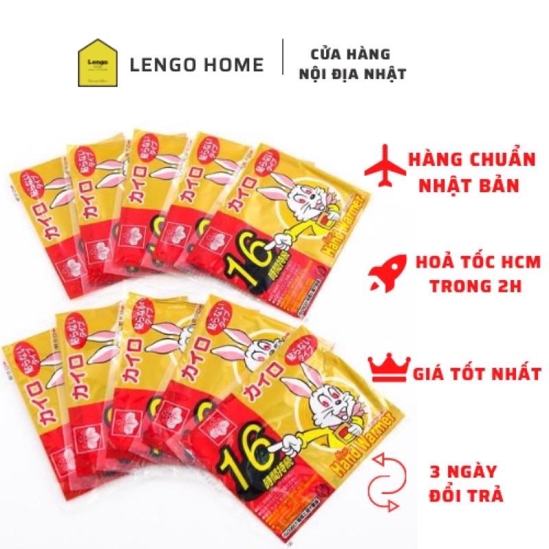 Combo 20 Miếng Dán Giữ Nhiệt Kairo Nhật Bản - Giữ Nhiệt Đến 16h