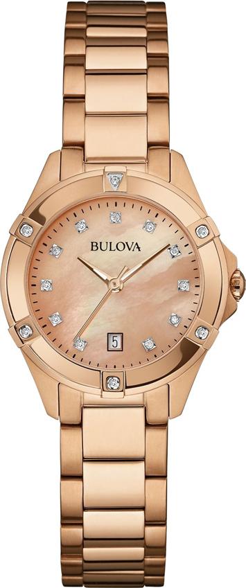 Đồng Hồ Nữ Dây Kim Loại BULOVA 97W101 (27mm) - Vàng Hồng