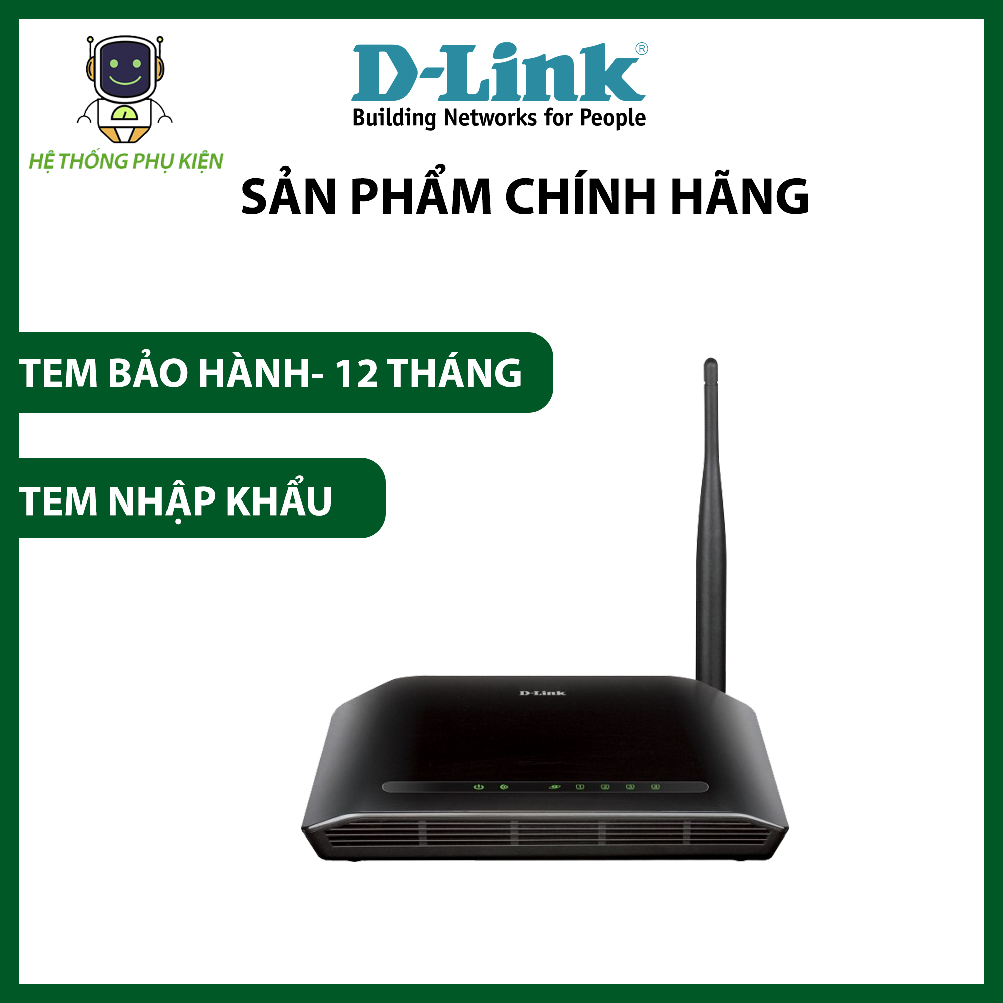 Bộ Phát Wifi Chuẩn N 150Mbps Mở Rộng Sóng D-Link DIR-600M- Hàng Chính Hãng