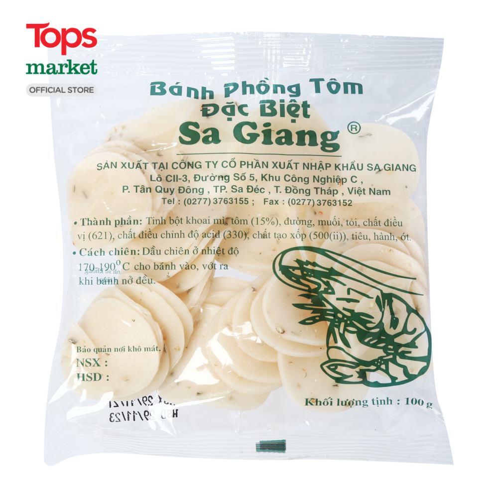 Bánh Phồng Tôm Đặc Biệt 100G