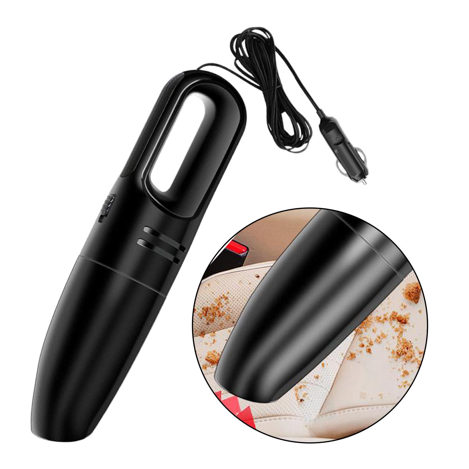Portable Car Vacuum Cleaner, High Power Corded/Cordless Handheld Vacuum,12V 120W 6000PA for Car Interior Detailing Cleaning