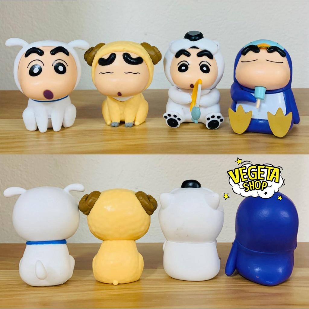 Mô hình Shin Cậu bé bút chì - Shinnosuke - Shin chan Cosplay dễ thương bền màu chất liệu an toàn Shinosuke - 7,5~8,5cm