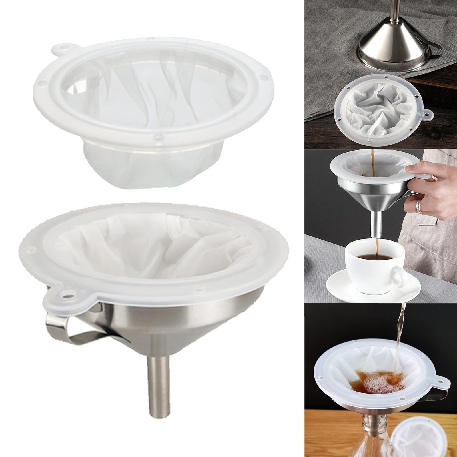 Food Grade Food Filter Strainer with 200 Mesh and 100 Mesh for Transferring