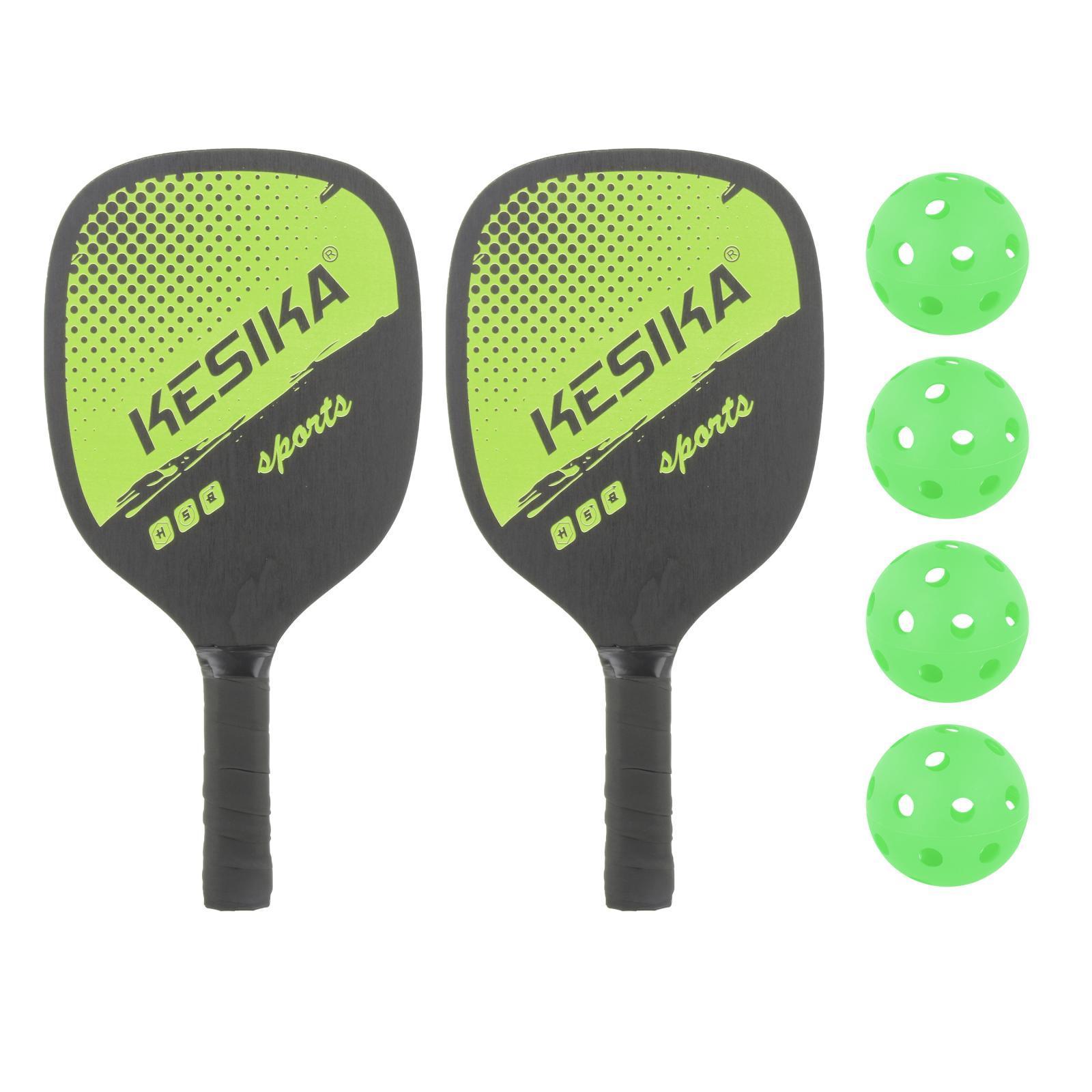 Professional Pickleball Paddles Comfort Grip with Bag 4 Balls Racquets