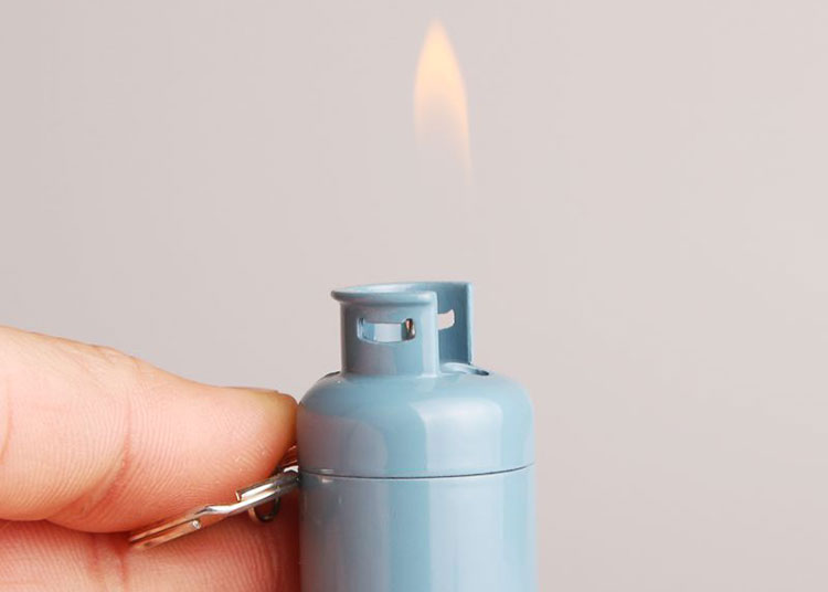 Bật Lửa Móc Khóa Hình Bình Ga - Giao Màu Ngẫu Nhiên