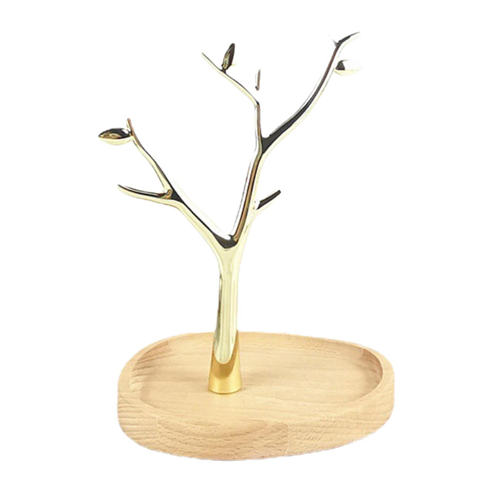 Tree Shape Jewelry Tray Earring Watch Display Holder Stand Stable Base for Woman