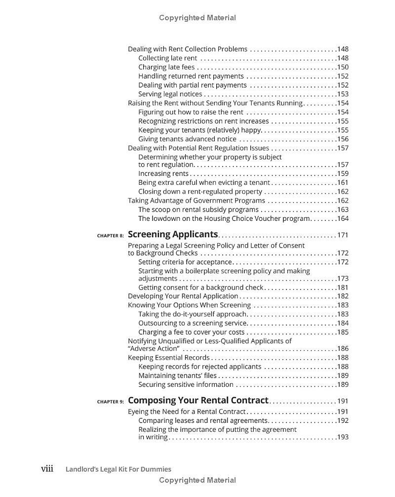 Sách ngoại văn: Landlord's Legal Kit For Dummies