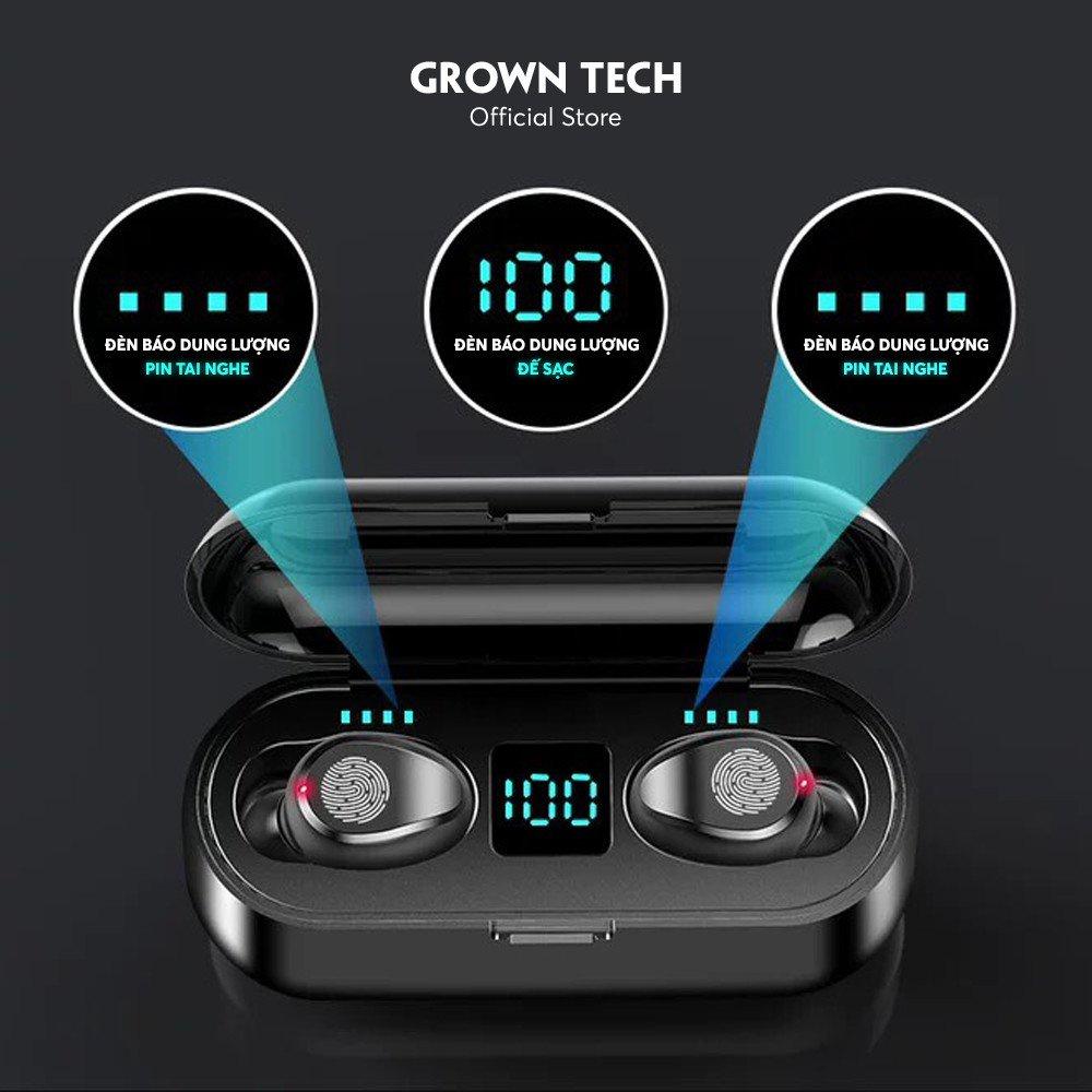 Tai nghe Không Dây Bluetooth V5.0 F9 TWS Chống Nước Tai Nghe Nhét Tai Màn Hình Hiển Thị LED Với Micro Với 2000 MAh