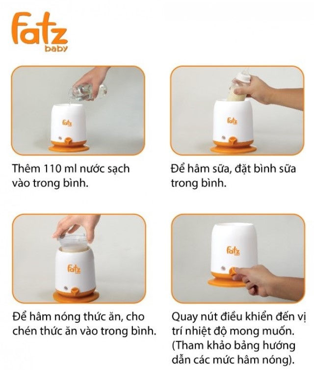 Máy Hâm Sữa Mono 1-Fatzbaby FB3003SL