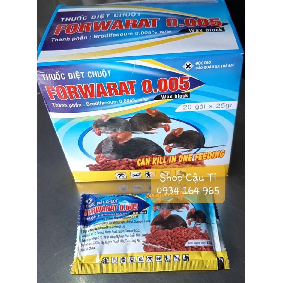 Hộp 20 gói thuốc diệt chuột Forwarat (25g/gói)