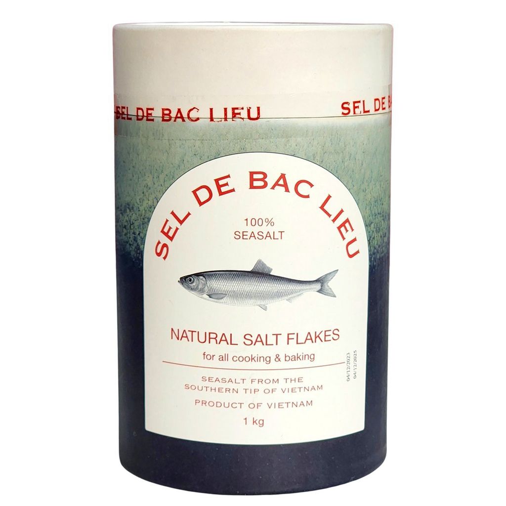 Hình ảnh MUỐI BẠC LIÊU - SEA SALT FLAKES IN TUBE 1Kg