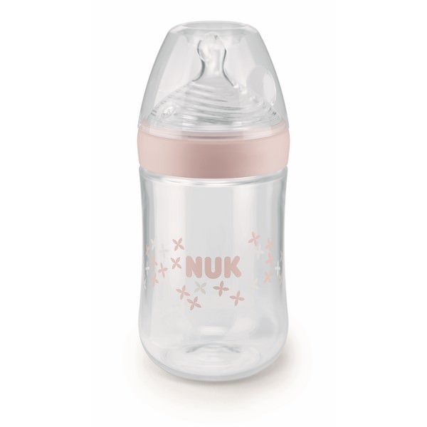 Bình Sữa Nhựa PP Nature Sense 260ml Núm Ti Silicone S2 Nuk NU21496 (Size M) - Màu Ngẫu Nhiên