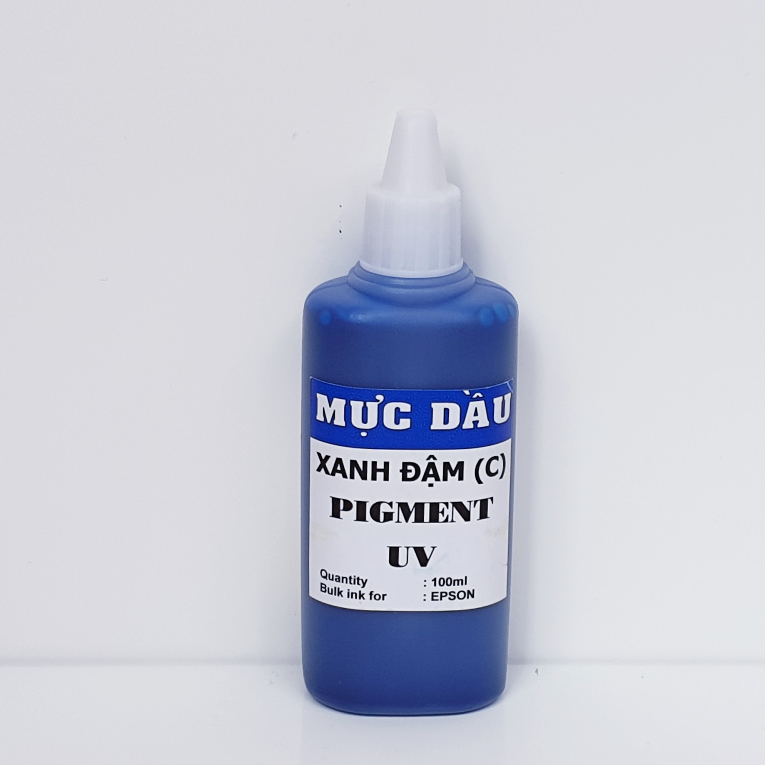 Bộ 6 màu Mực dầu - mực pigment uv dùng cho máy in phun màu Epson - Loại 100ml/màu