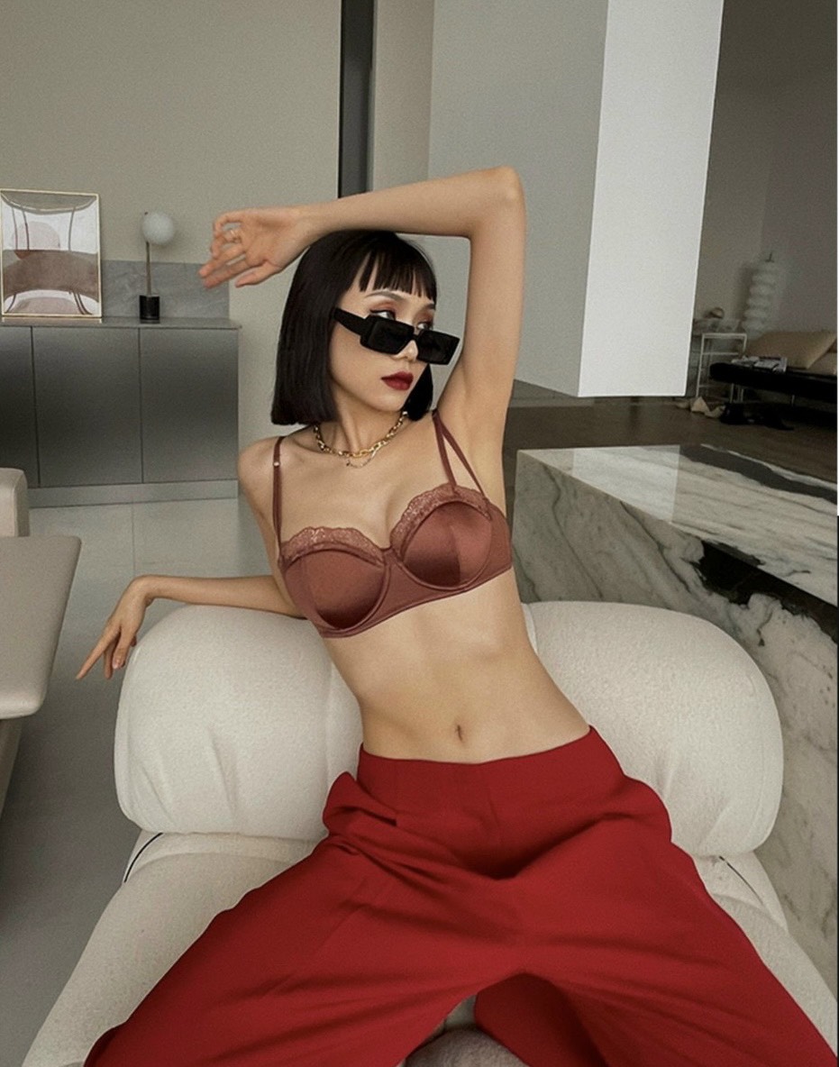 Bộ Bra Nữ Phối Ren Cá Tính - B.Lingerie