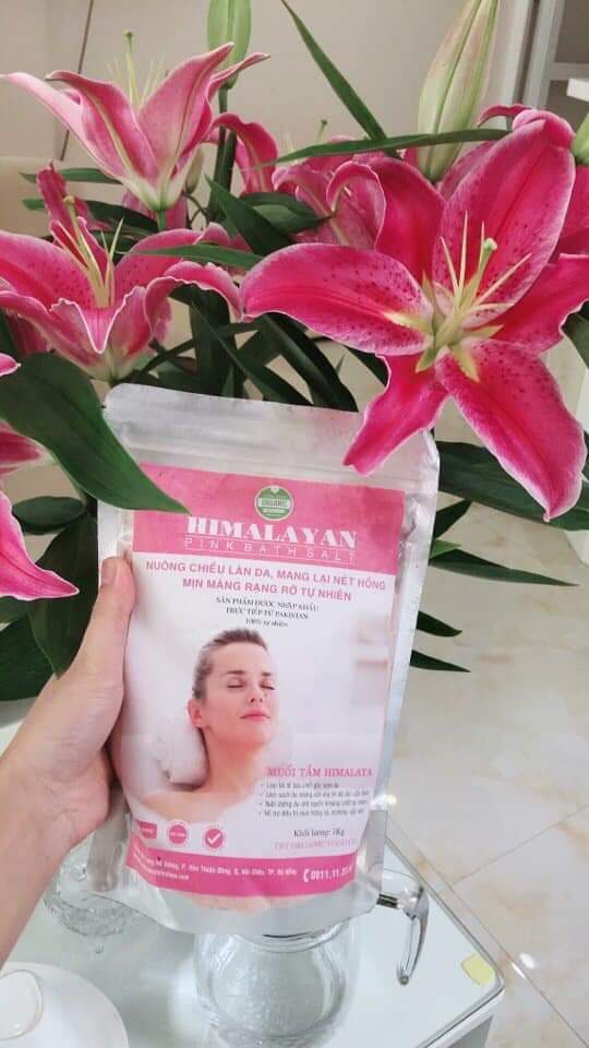 Muối Hồng HIMALAYA Nhập Khẩu Pakistan 500gr (Loại Hạt Mịn)