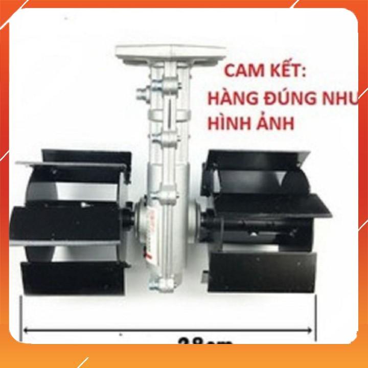 Đầu xới đất lắp máy cắt cỏ - Lồng loại cánh vuông- tháo lắp thuận tiện