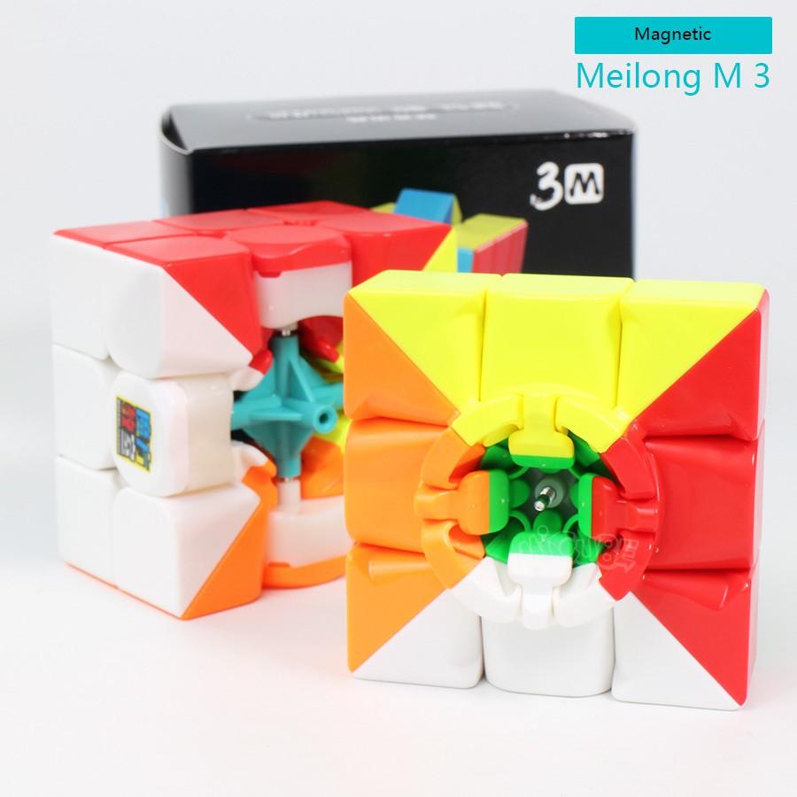 Rubik 3x3 MoYu 3M Có Nam Châm Nhựa Nhám Chống Xước, Chồng Trơn Siêu Xịn Xò. Rubik Quay Trơn, Chắc Chắn