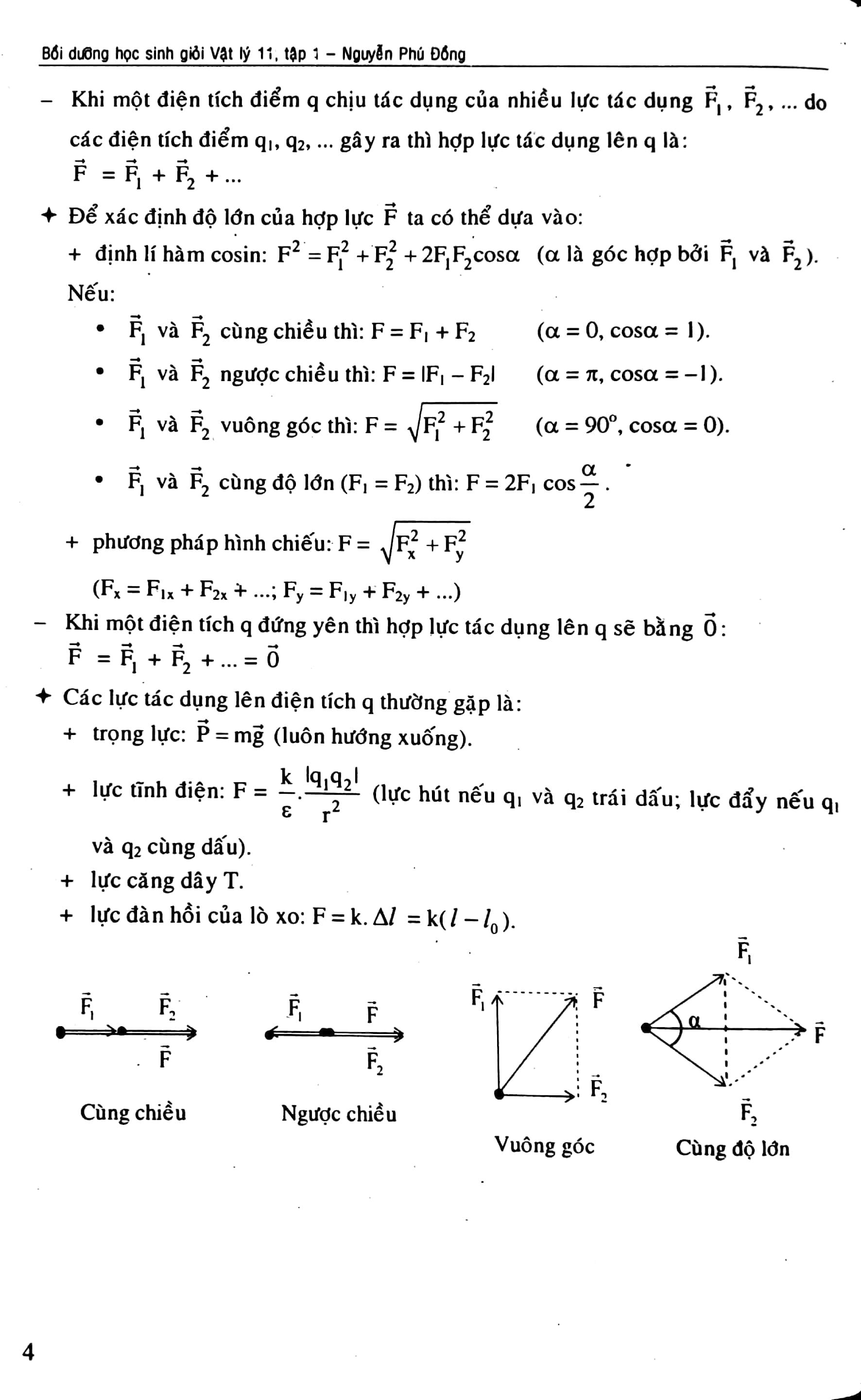 Bồi Dưỡng Học Sinh Giỏi Vật Lí 11 - Điện - Điện Từ (Tập 1)