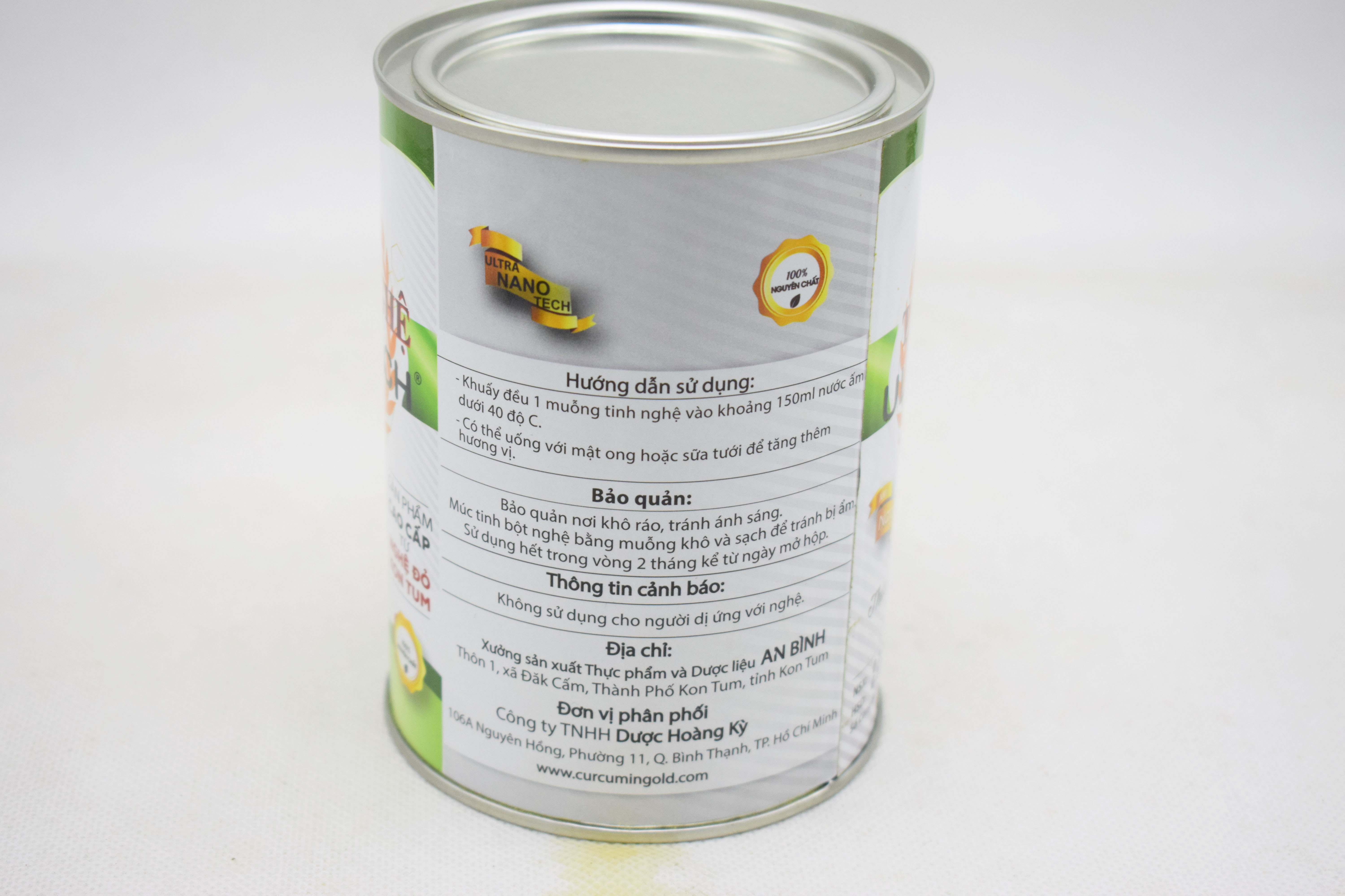 Combo 4 Lon Tinh bột nghệ Ulnatech