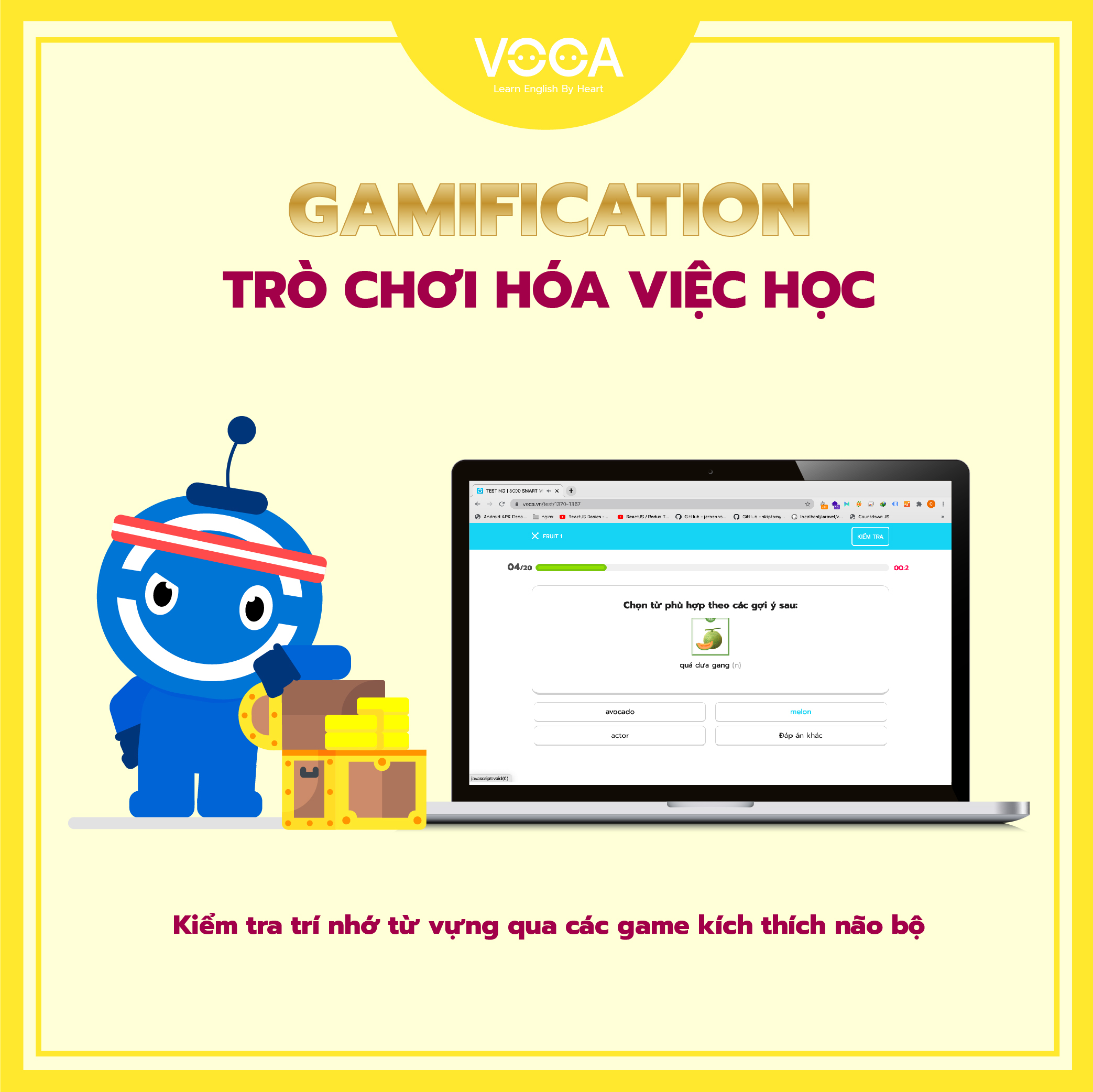 VOCA VIP: Tài Khoản Học Từ Vựng Tiếng Anh Online Theo Chủ Đề - Học từ vựng theo Flashcard - Học từ vựng theo Ngữ cảnh - giúp bạn học sâu, nhớ lâu 3000 từ vựng chỉ trong 60 ngày