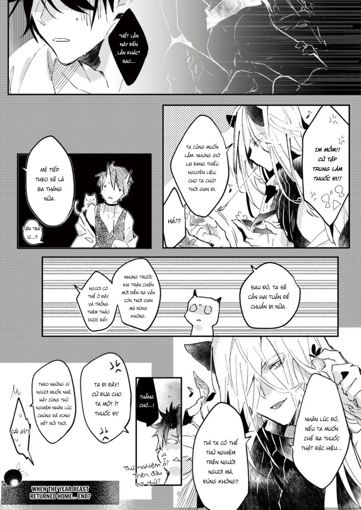 thảo dược của bác sĩ mèo đều có giá phải trả chapter 0 34