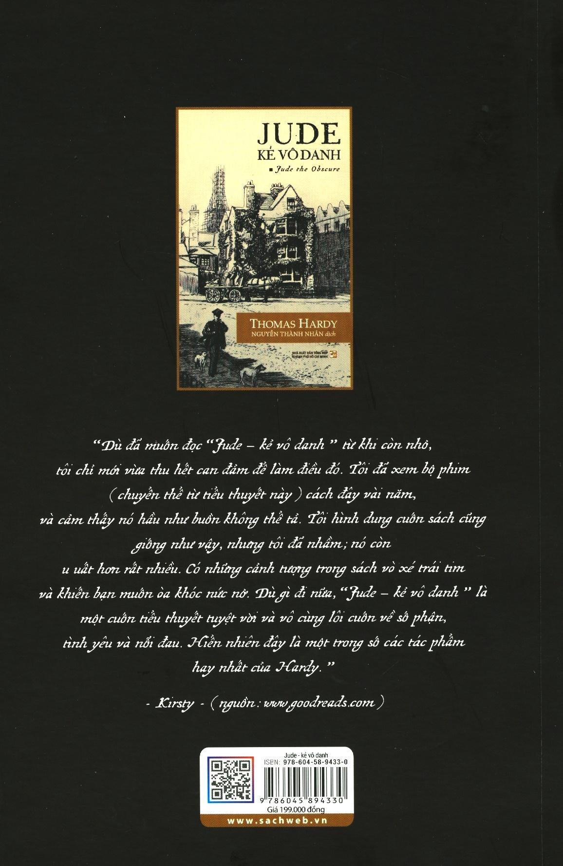 Sách JUDE - Kẻ Vô Danh