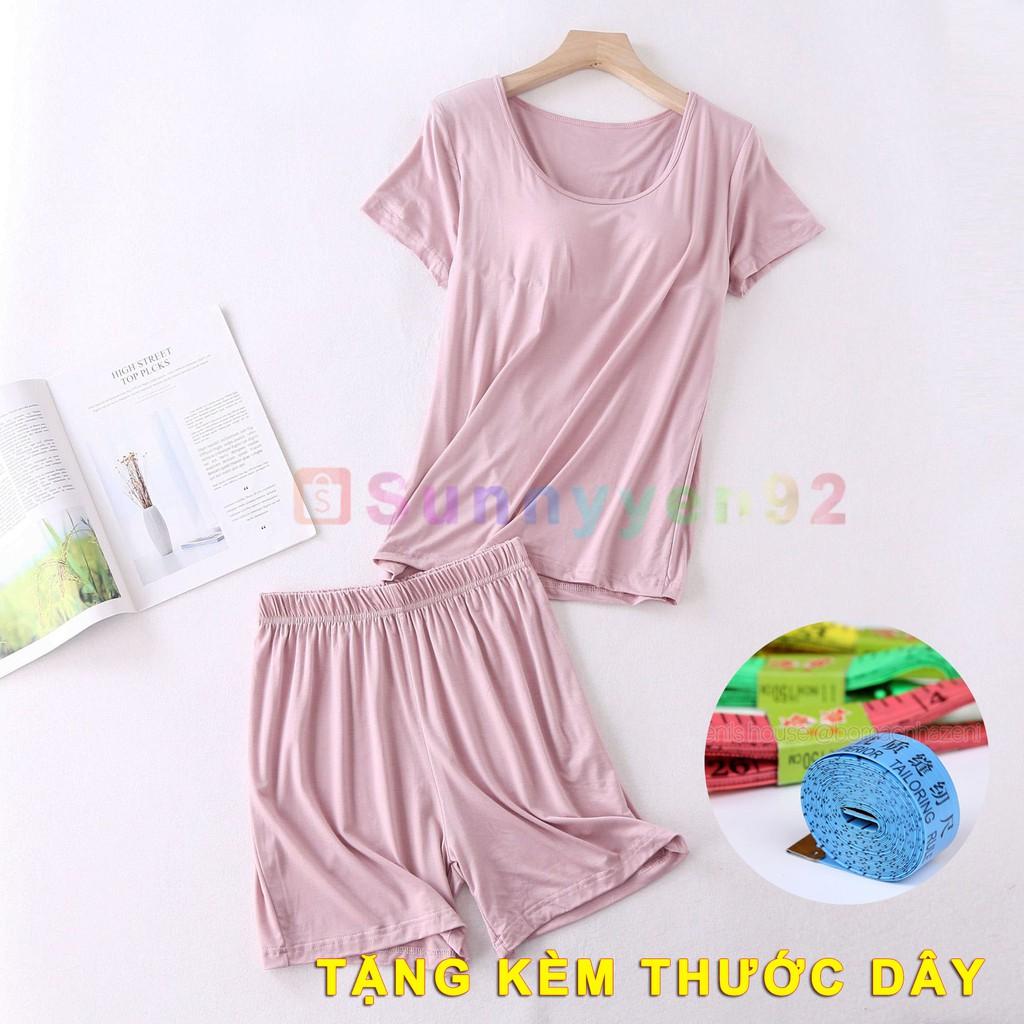 Đồ Bộ Nữ ĐẹpKèm Đệm Ngực, Chất Vải Đẹp (Có Big Size)
